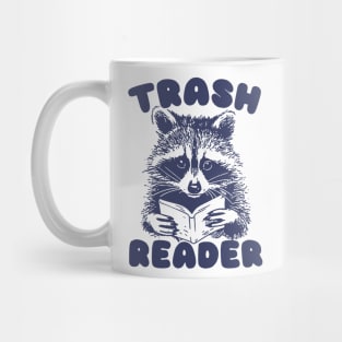 Trash Reader / Bookish Raccoon Shirt / Trash Reader Romance Goblincore Fan / Gift For Book Lover / Funny Trash Panda Mug